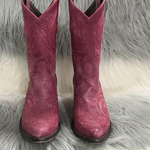 Yippee Old Gringo Fuchsia Heeled Boots